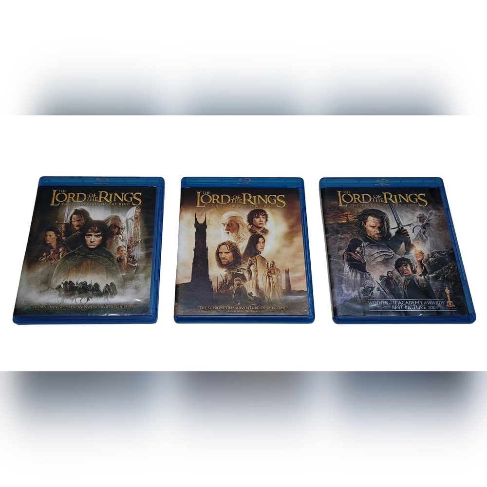Lord of the Rings Blu-ray DVD Trilogy Set